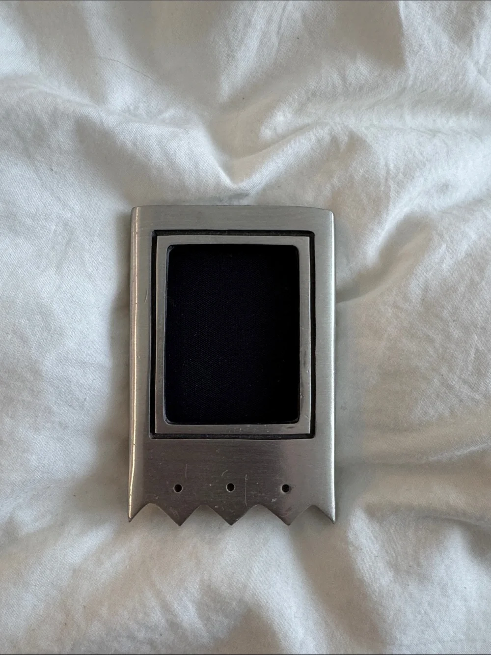 Lisa Jenks art deco Silver mini Picture Frame